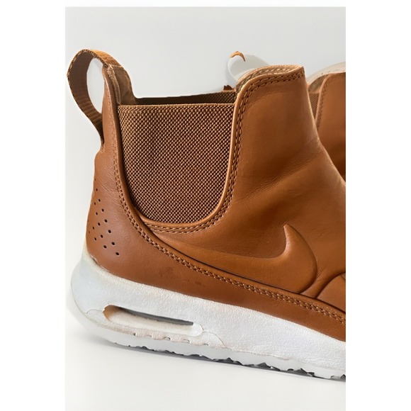 Size Women's 7.5 - Nike Air Max Thea Mid Ale Brown Chelsea Sneaker Boots - Picture 3 of 12